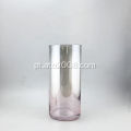 Vaso de vidro colorido de pêra revestimento